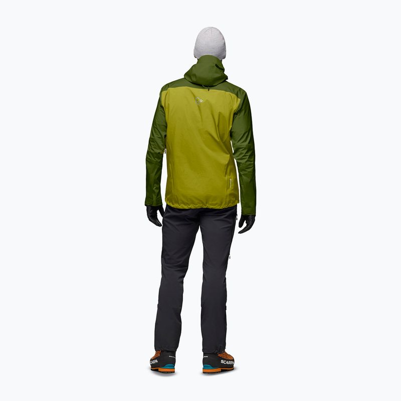 Pánská nepromokavá bunda NORRONA Falketind Gore-Tex golden lime/pesto 3
