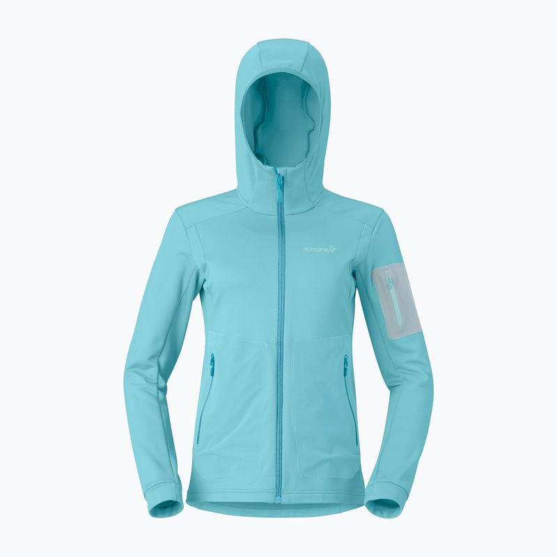 Dámská trekingová mikina NORRONA Falketind Warm2 Stretch Hood brittany blue 5