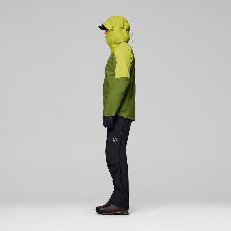 Pánská nepromokavá bunda NORRONA Falketind Dri1 pesto/golden lime 5