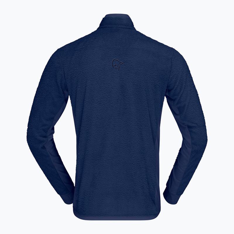 Pánská fleecová mikina NORRONA Falketind Warm1 Active indigo night 6