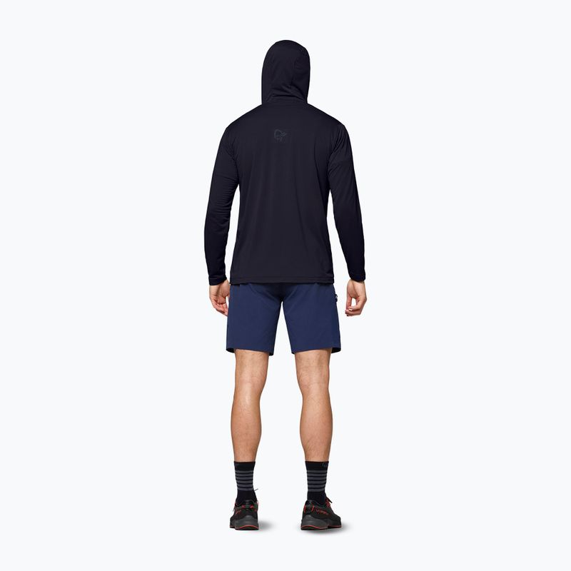 Pánská trekingová mikina NORRONA Falketind Warm1 Hood caviar black 3
