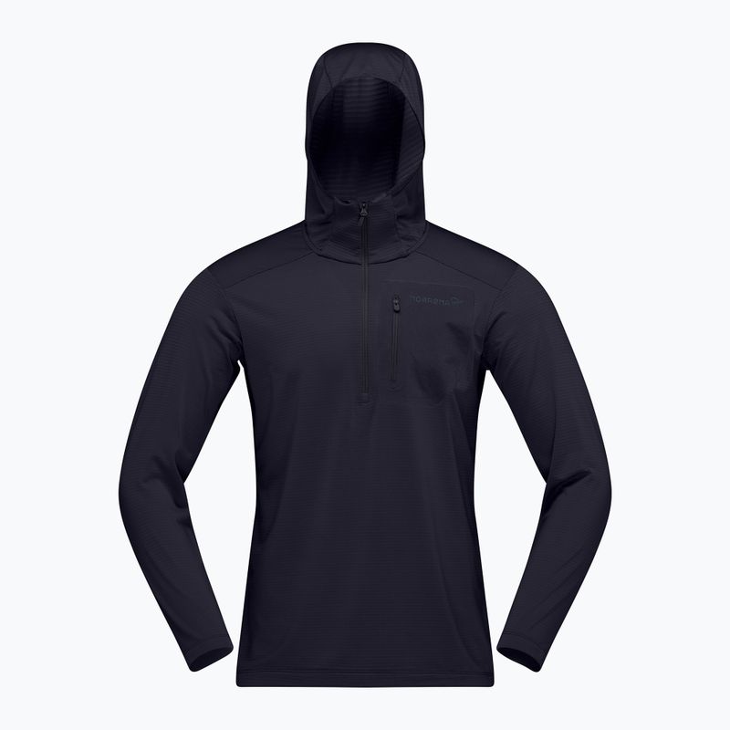 Pánská trekingová mikina NORRONA Falketind Warm1 Hood caviar black 5