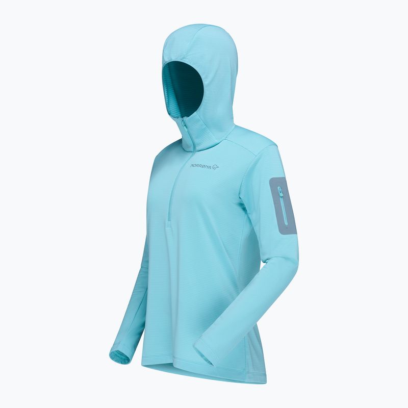 Dámská trekingová mikina NORRONA Falketind Warm1 Hood aqua haze/trooper 7