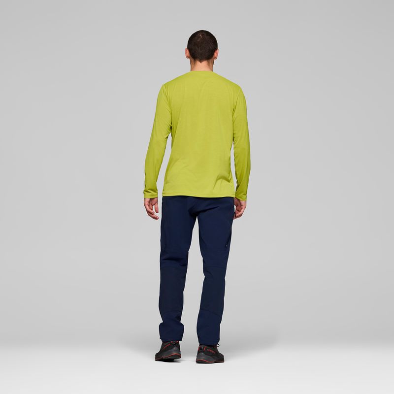 Pánské tričko Longsleeve NORRONA Femund Tech golden lime 3