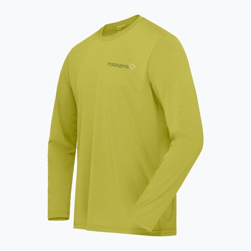 Pánské tričko Longsleeve NORRONA Femund Tech golden lime 7