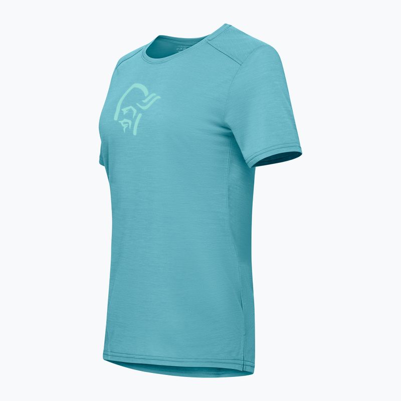 Dámské tričko NORRONA Femund Equaliser Merino brittany blue 7