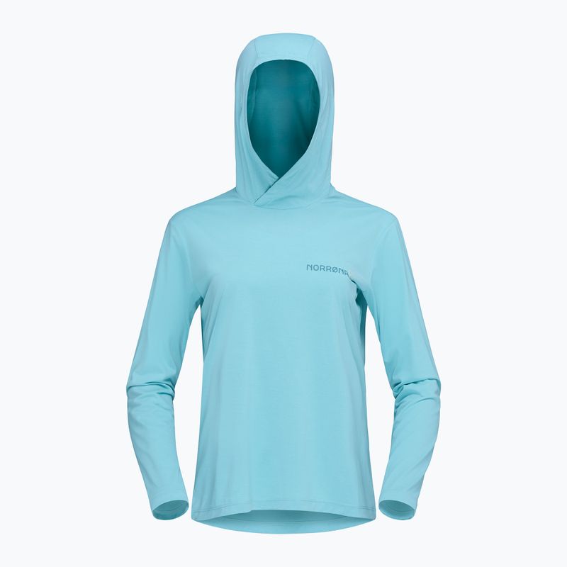 Dámská trekingová mikina NORRONA Femund Tech Hood aqua haze 6
