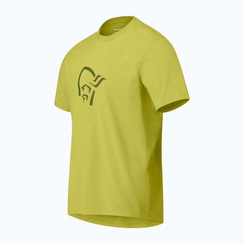 Pánské tričko NORRONA Cotton Viking golden lime 7