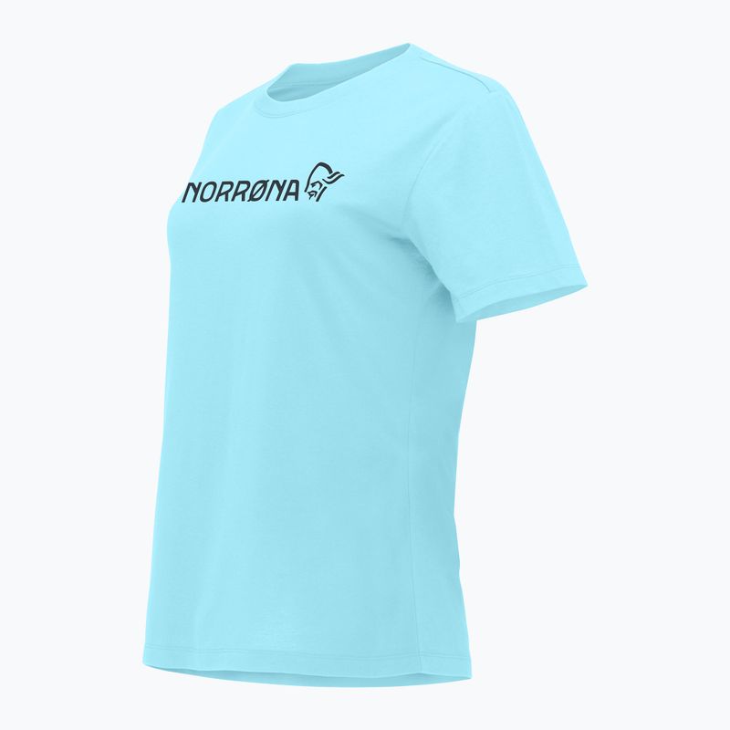 Dámské tričko NORRONA Cotton Norrøna Viking aqua haze 6