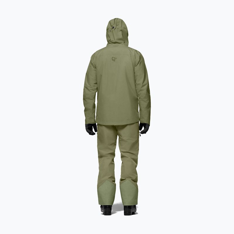 Pánská lyžařská bunda NORRONA Lofoten Gore-Tex Insulated deep lichen green 3