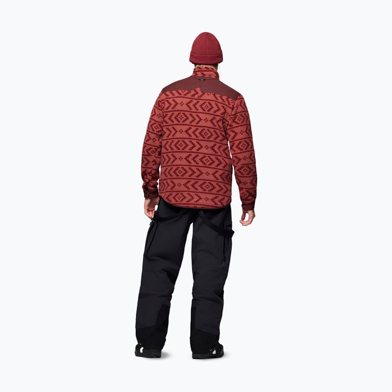 Pánská fleecová mikina Norrona Tamok Warm3 cowhide/port 3