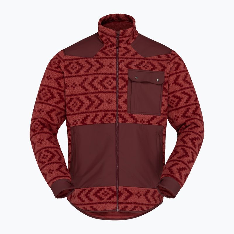 Pánská fleecová mikina Norrona Tamok Warm3 cowhide/port 5