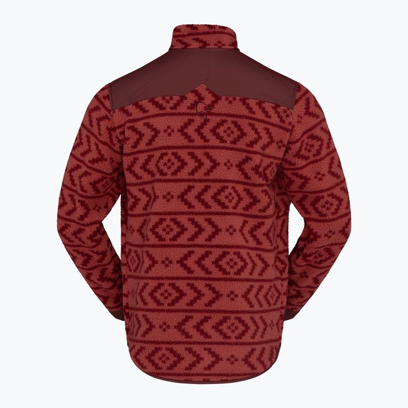 Pánská fleecová mikina Norrona Tamok Warm3 cowhide/port 6