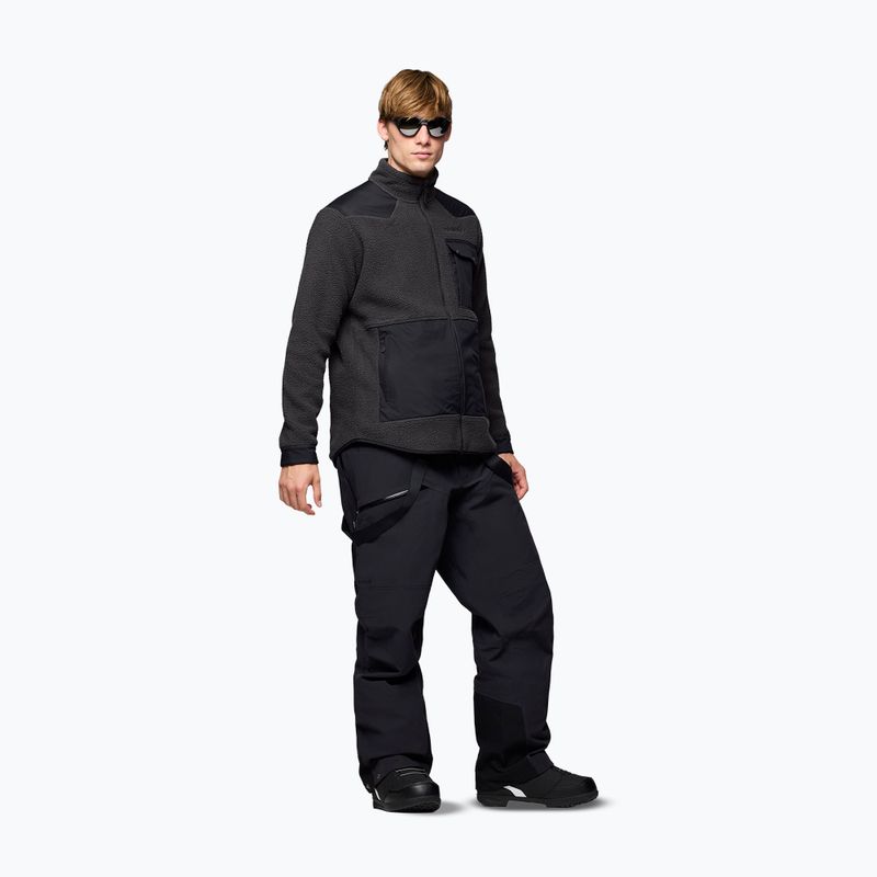Pánská fleecová mikina Norrona Tamok Warm3 phantom/caviar black 2