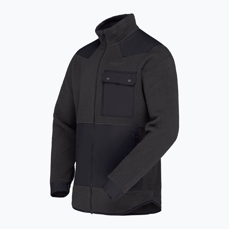 Pánská fleecová mikina Norrona Tamok Warm3 phantom/caviar black 7