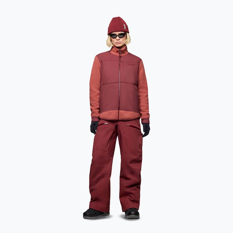 Pánská fleecová mikina Norrona Tamok Warm3 cowhide/port 2