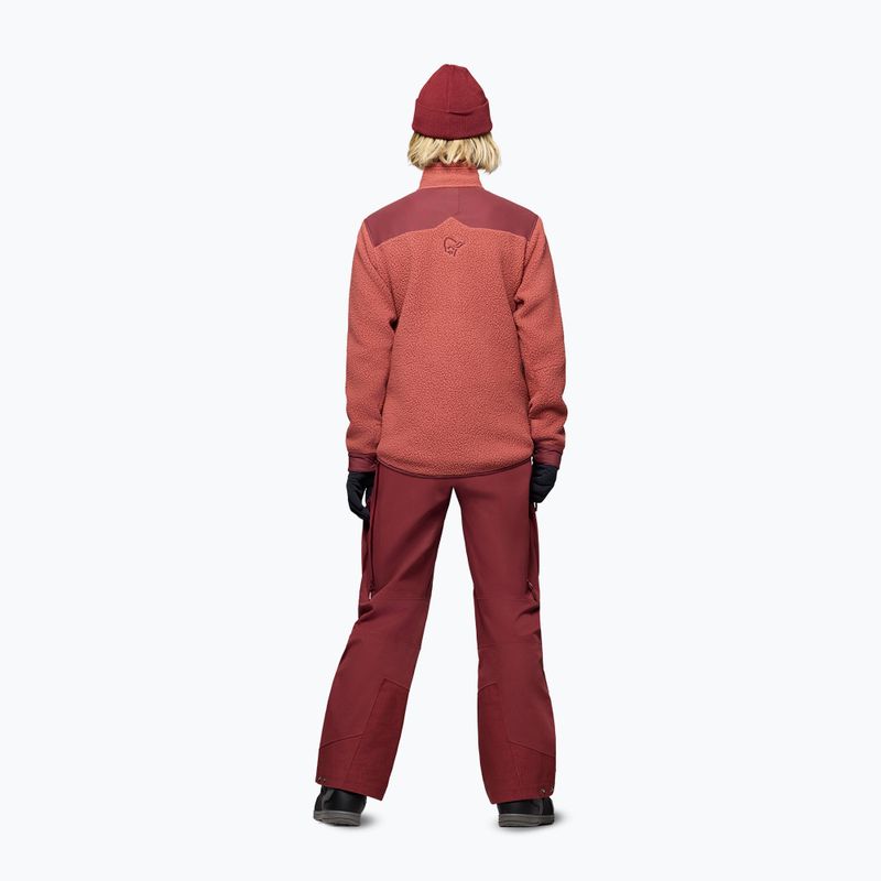 Pánská fleecová mikina Norrona Tamok Warm3 cowhide/port 3