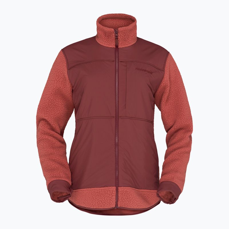 Pánská fleecová mikina Norrona Tamok Warm3 cowhide/port 5