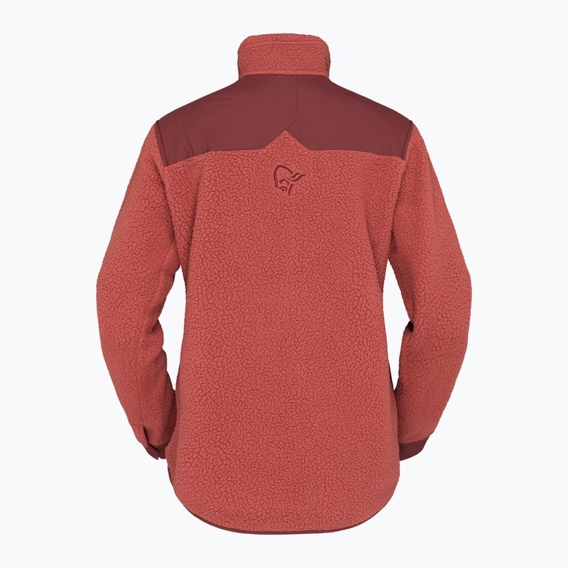 Pánská fleecová mikina Norrona Tamok Warm3 cowhide/port 6