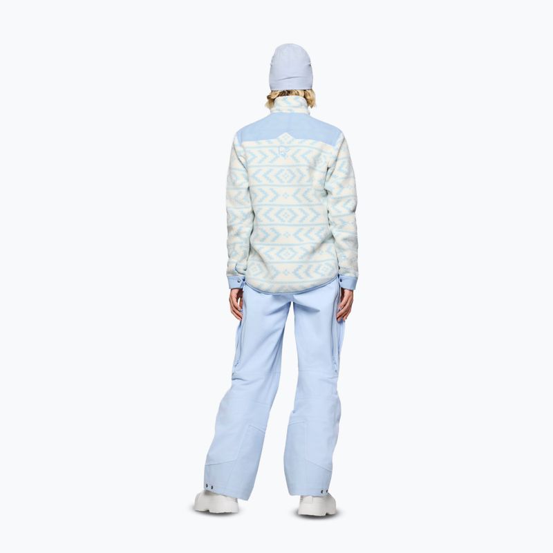 Pánská fleecová mikina Norrona Tamok Warm3 whisper white/cashmere blue 3