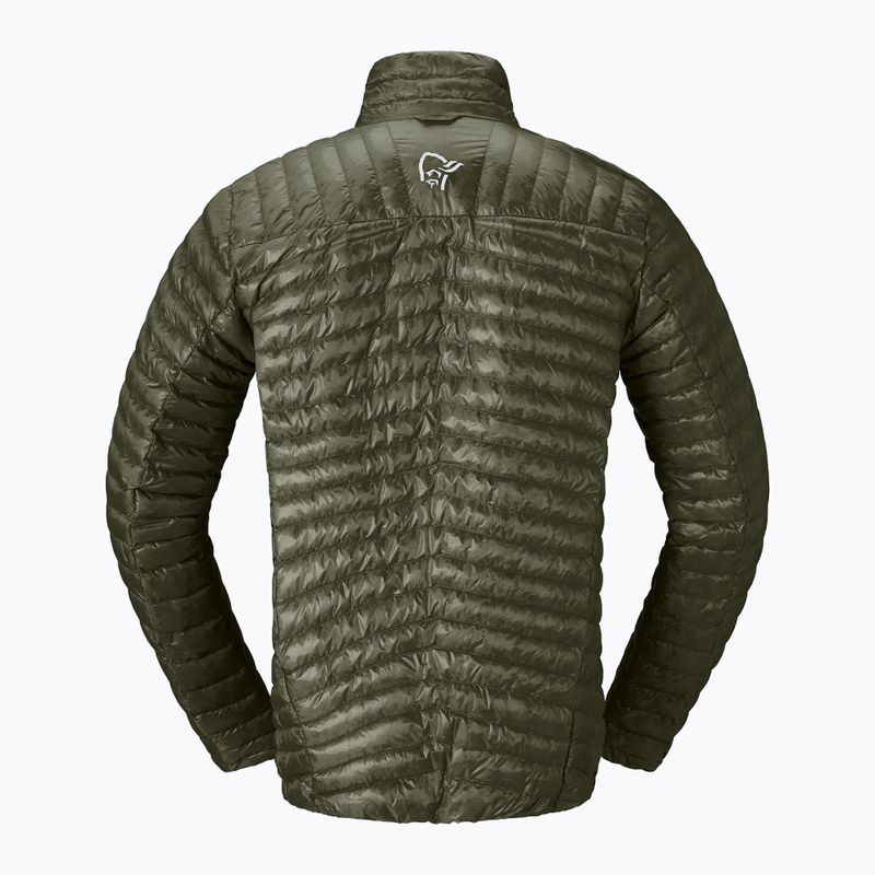 Pánská péřová bunda Norrona Trollveggen Down800 Super Light Deep Lichen Green 6