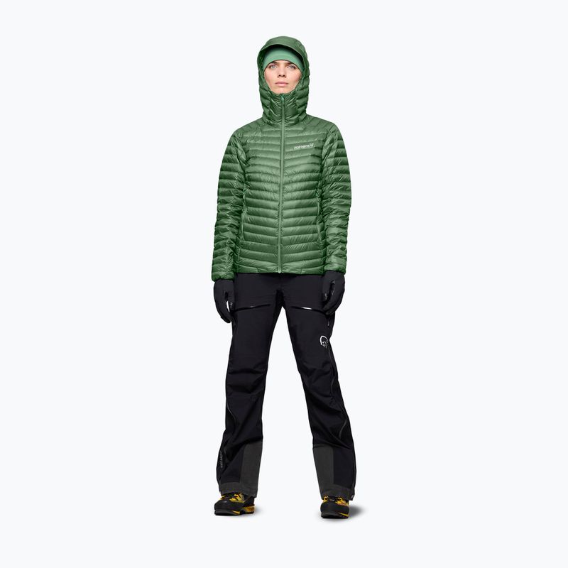 Dámská péřová bunda Norrona Trollveggen Down800 Super Light Hood Dark Ivy 2