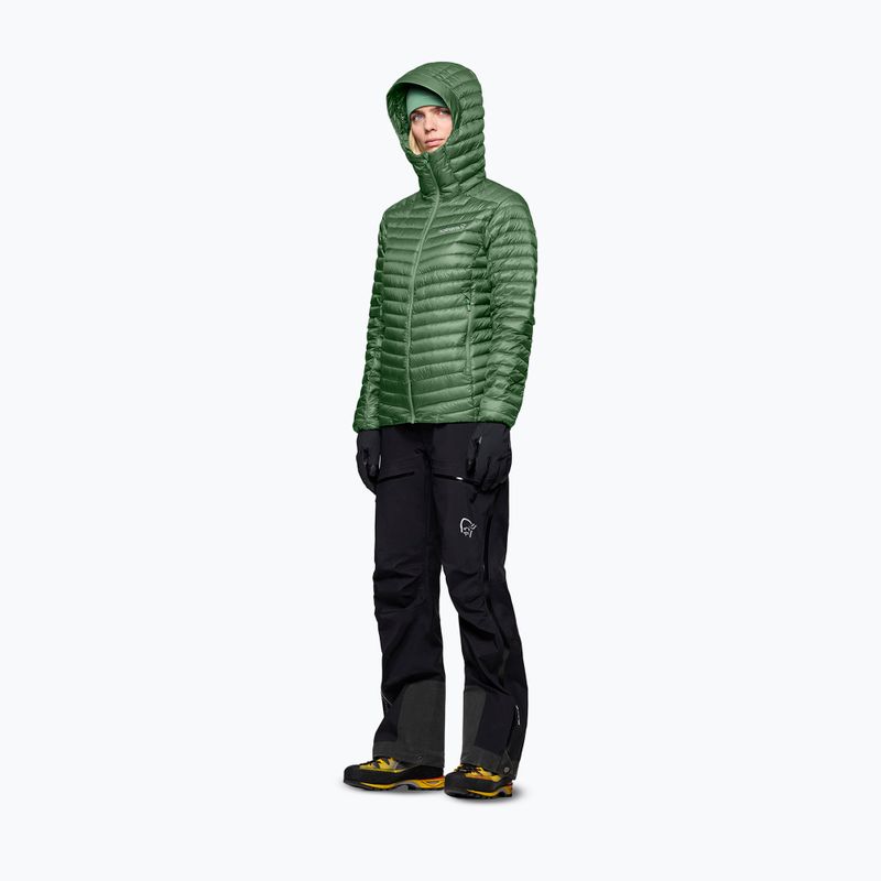 Dámská péřová bunda Norrona Trollveggen Down800 Super Light Hood Dark Ivy 4