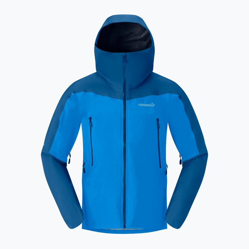 Pánská nepromokavá bunda NORRONA Falketind Gore-Tex brilliant blue/dark blue 3