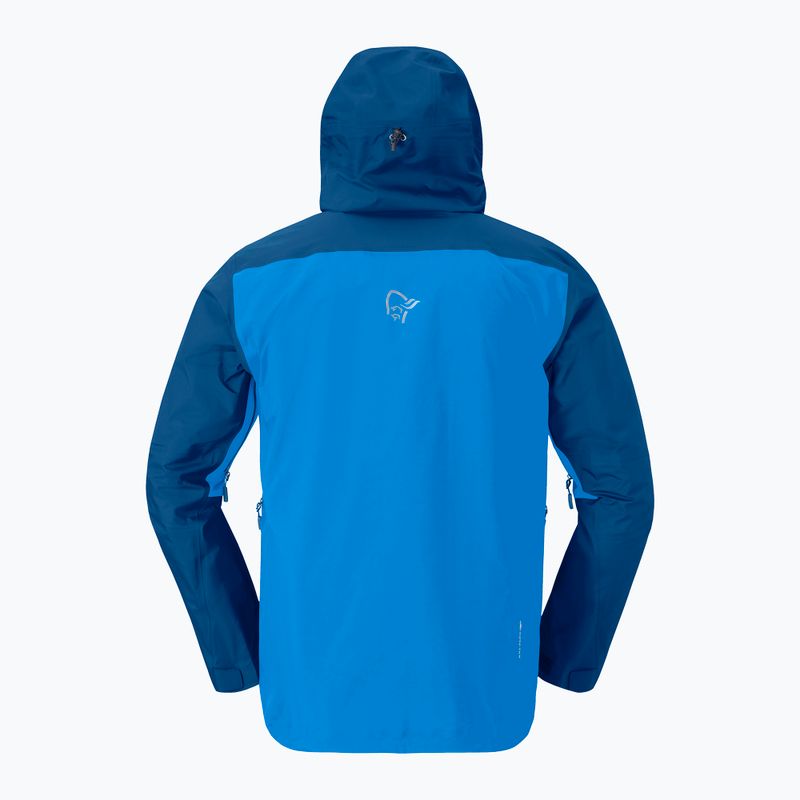 Pánská nepromokavá bunda NORRONA Falketind Gore-Tex brilliant blue/dark blue 4