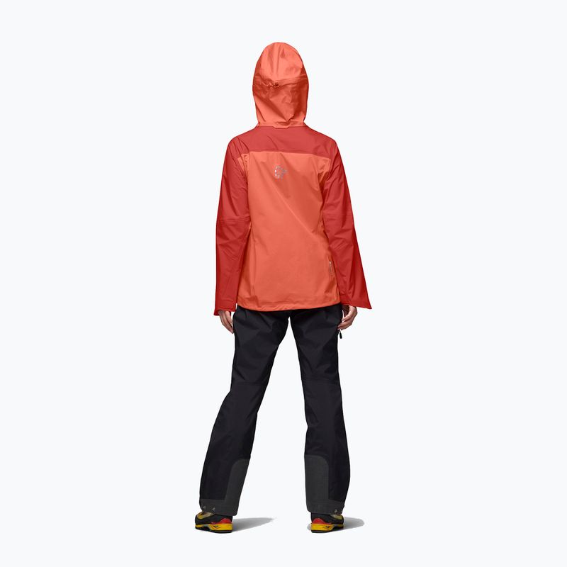 Dámská nepromokavá bunda NORRONA Falketind Gore-Tex deep sea coral/baked apple 3