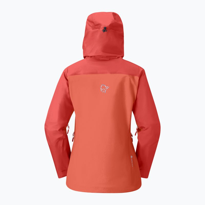 Dámská nepromokavá bunda NORRONA Falketind Gore-Tex deep sea coral/baked apple 6