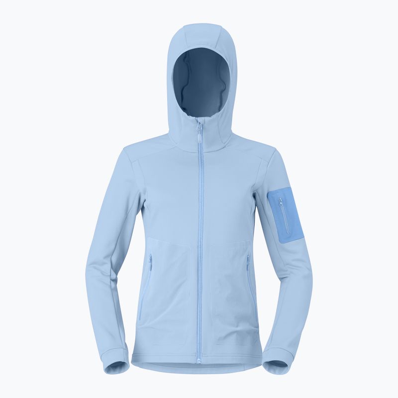 Dámská trekingová mikina NORRONA Falketind Warm2 Stretch Hood cashmere blue/allure 5
