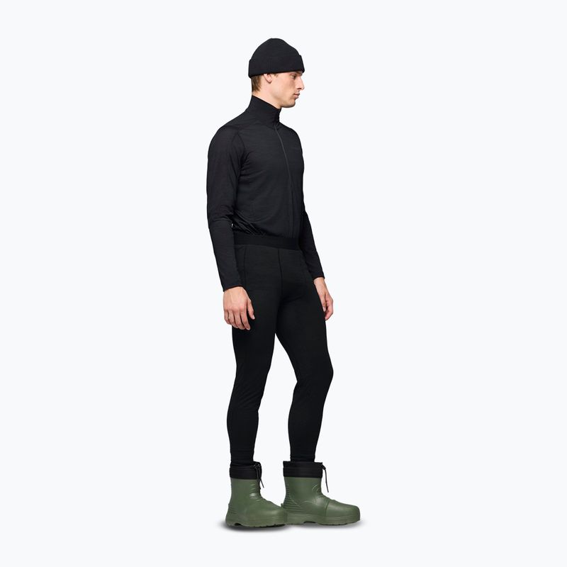 Termo kalhoty NORRONA Falketind Equaliser Ull Long caviar black 2