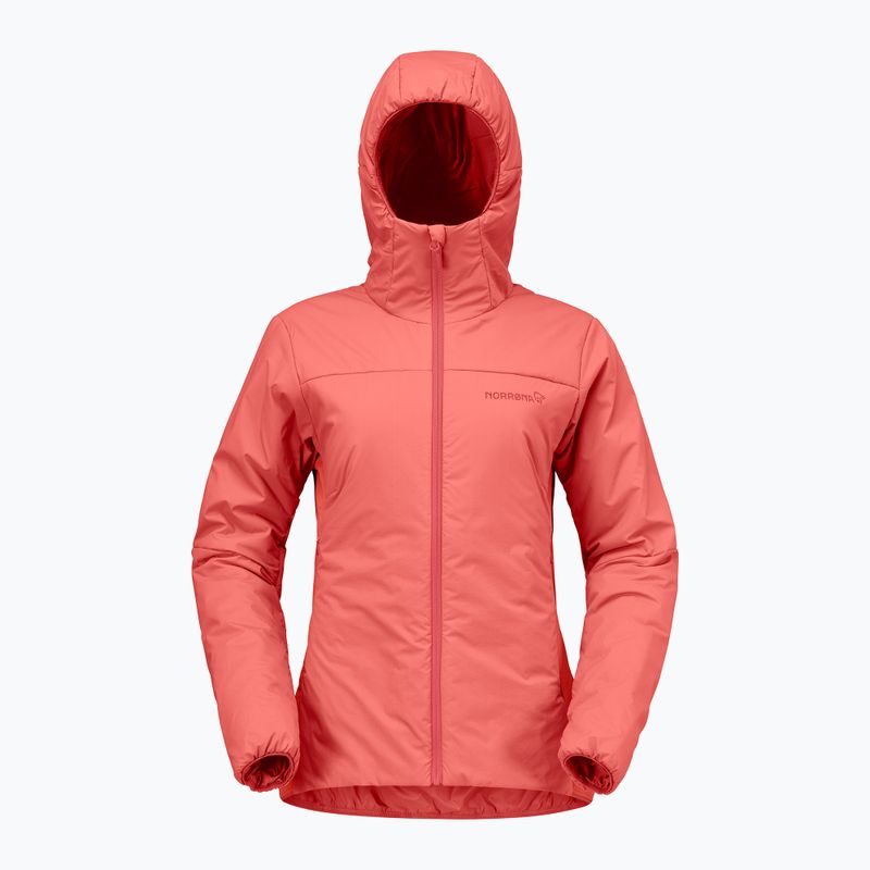 Dámská zateplená bunda NORRONA Femund Thermo60 Zip Hood deep sea coral 5