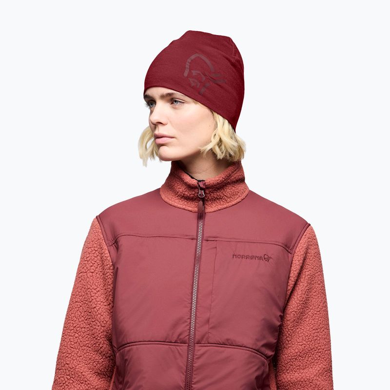 Zimní čepice NORRONA PureUll 180 Beanie port 3