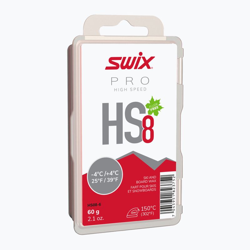 Vosk na lyže  Swix HS8 Red -4°C/+4°C 60 g