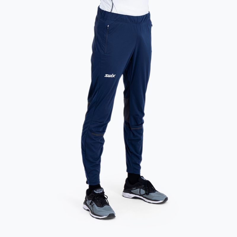Swix Dynamic pánské kalhoty na běžky tmavě modré 22941-75100-S 4