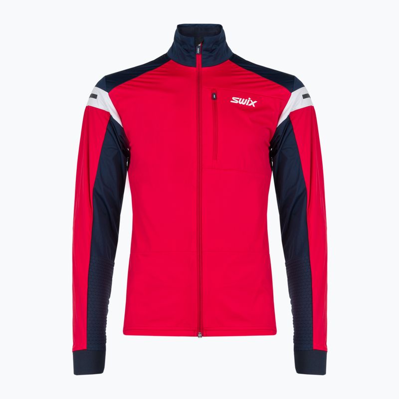 Swix Dynamic pánská bunda na běžky červená 12591-99990-S Swix