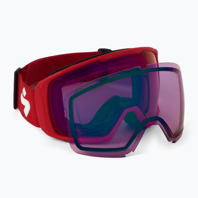 Lyžařské brýle Sweet Protection Clockwork WC MAX RIG Reflect BLI červené 852066