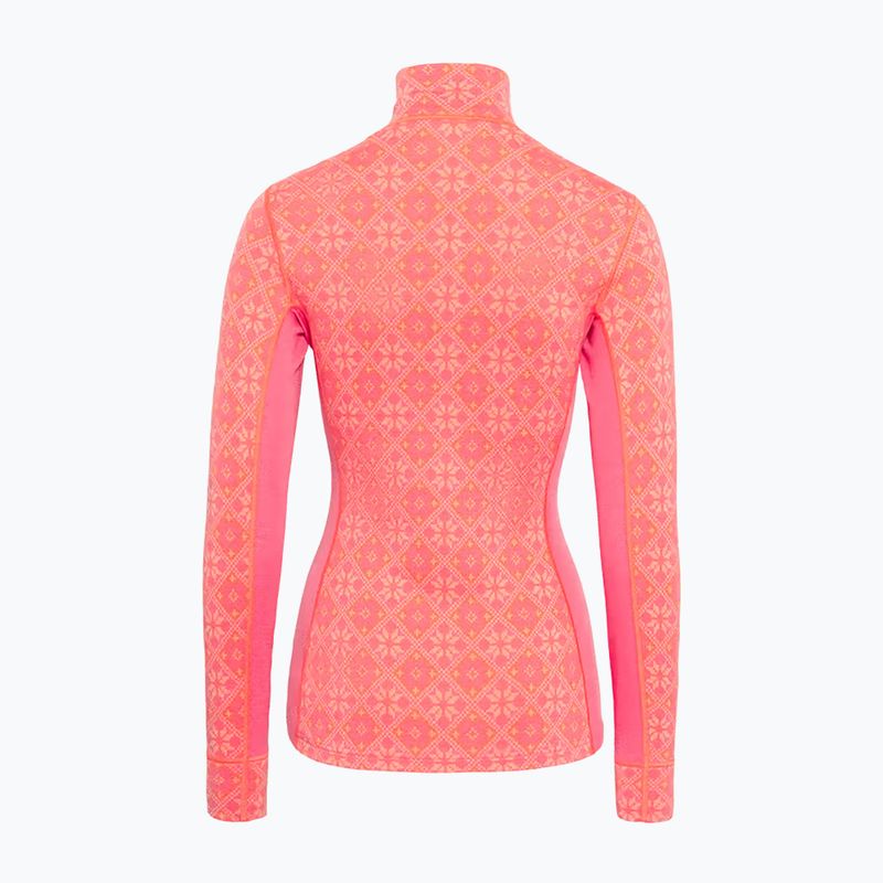 Dámská termo mikina KARI TRAA Rose Half Zip bubblegum 2