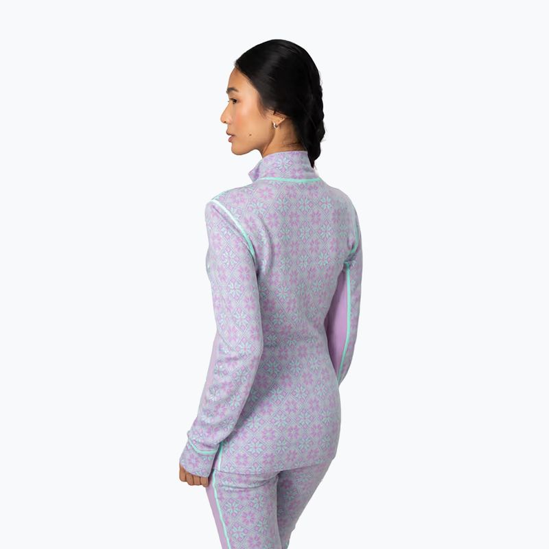 Dámská termo mikina KARI TRAA Rose Half Zip lily 3
