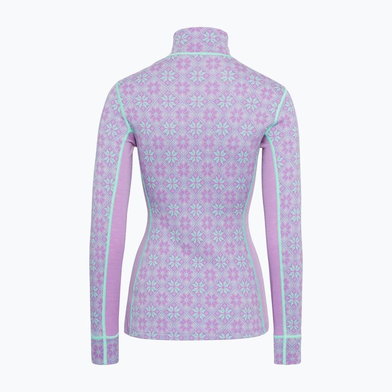 Dámská termo mikina KARI TRAA Rose Half Zip lily 7