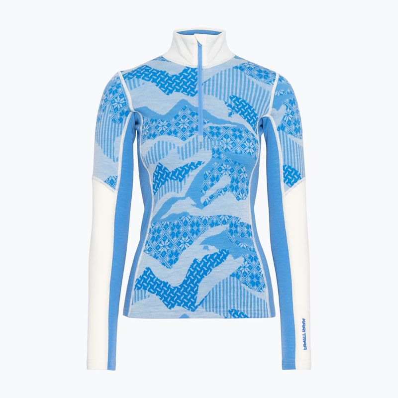 Dámská termo mikina KARI TRAA Olea Half Zip ocean 5