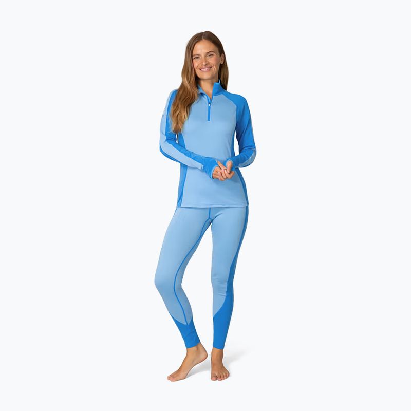 Dámská termo mikina KARI TRAA Mila Half Zip ocean 2