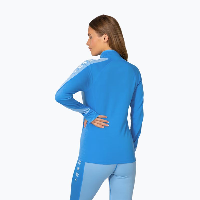 Dámská termo mikina KARI TRAA Mila Half Zip ocean 3