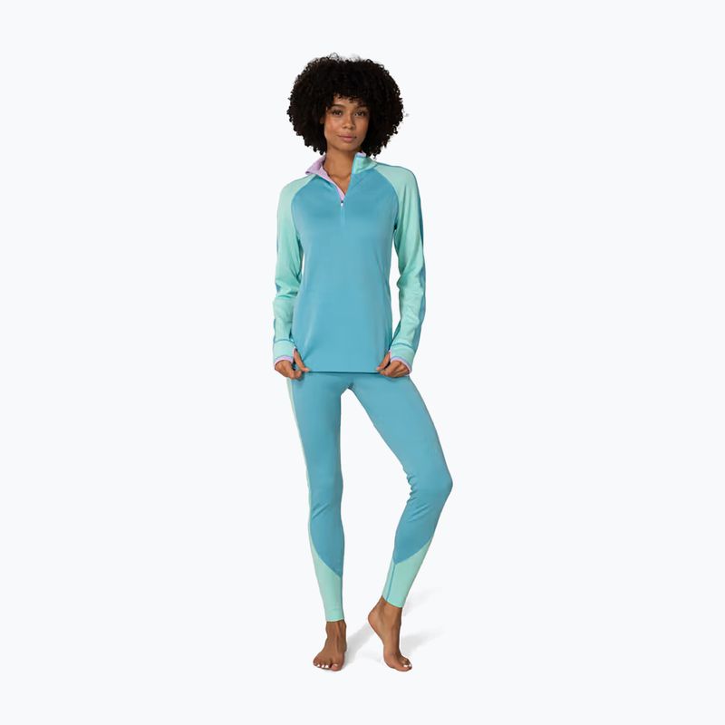 Dámská termo mikina KARI TRAA Mila Half Zip blue lagoon 2