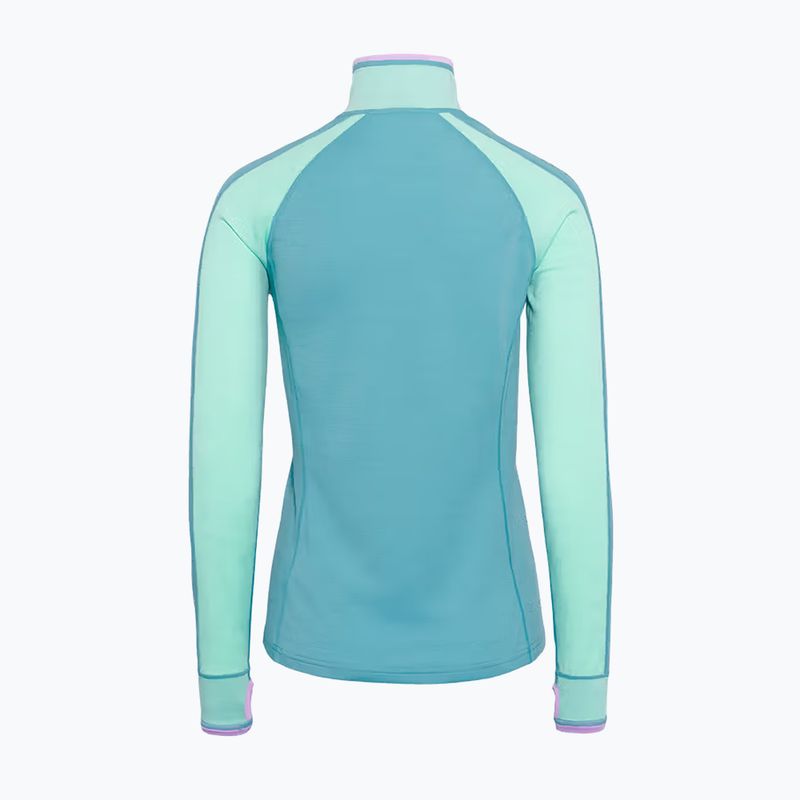 Dámská termo mikina KARI TRAA Mila Half Zip blue lagoon 7