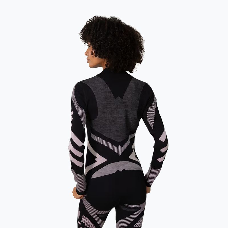 Dámská termo mikina KARI TRAA Faith Half Zip black 3