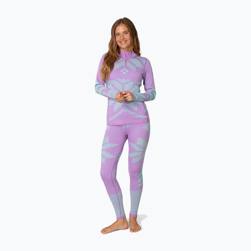 Dámská termo mikina KARI TRAA Faith Half Zip violet 2
