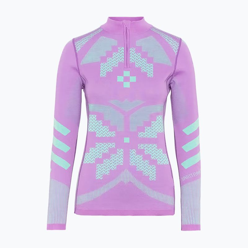 Dámská termo mikina KARI TRAA Faith Half Zip violet 4